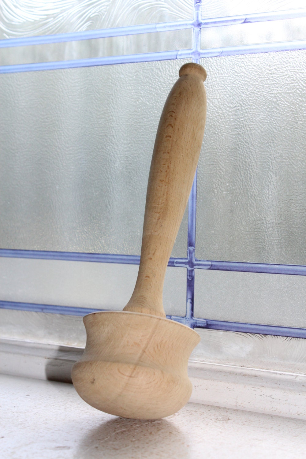 Vintage Wooden Kitchen Mallet Wacker Masher Stomper Primitive Farmhouse