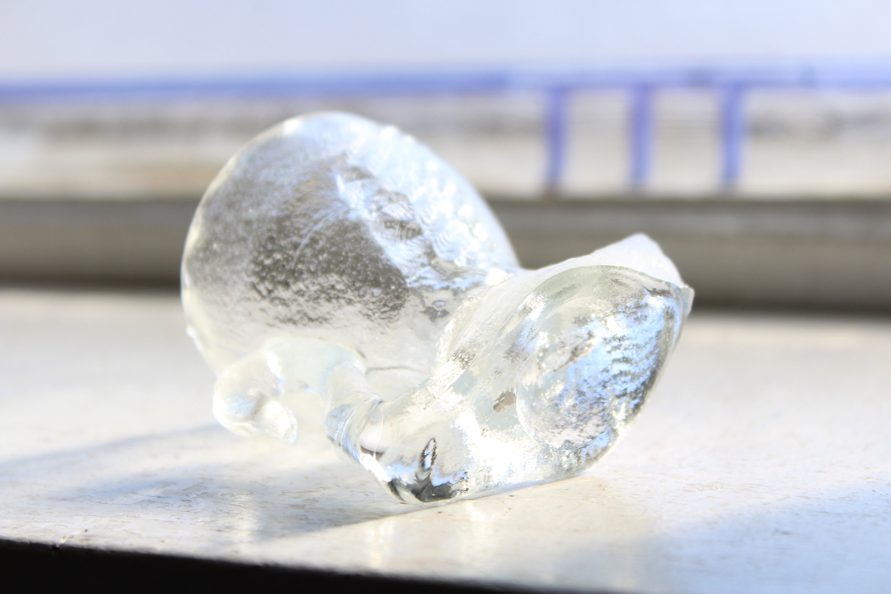 Vintage Swan Toothpick Holder Pressed Glass