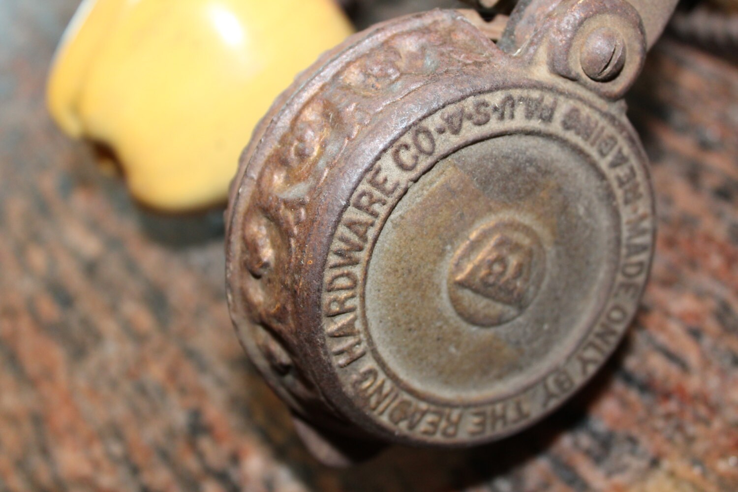 Antique Apple Peeler Circa 1800s Reading Hardware Farmhouse Decor