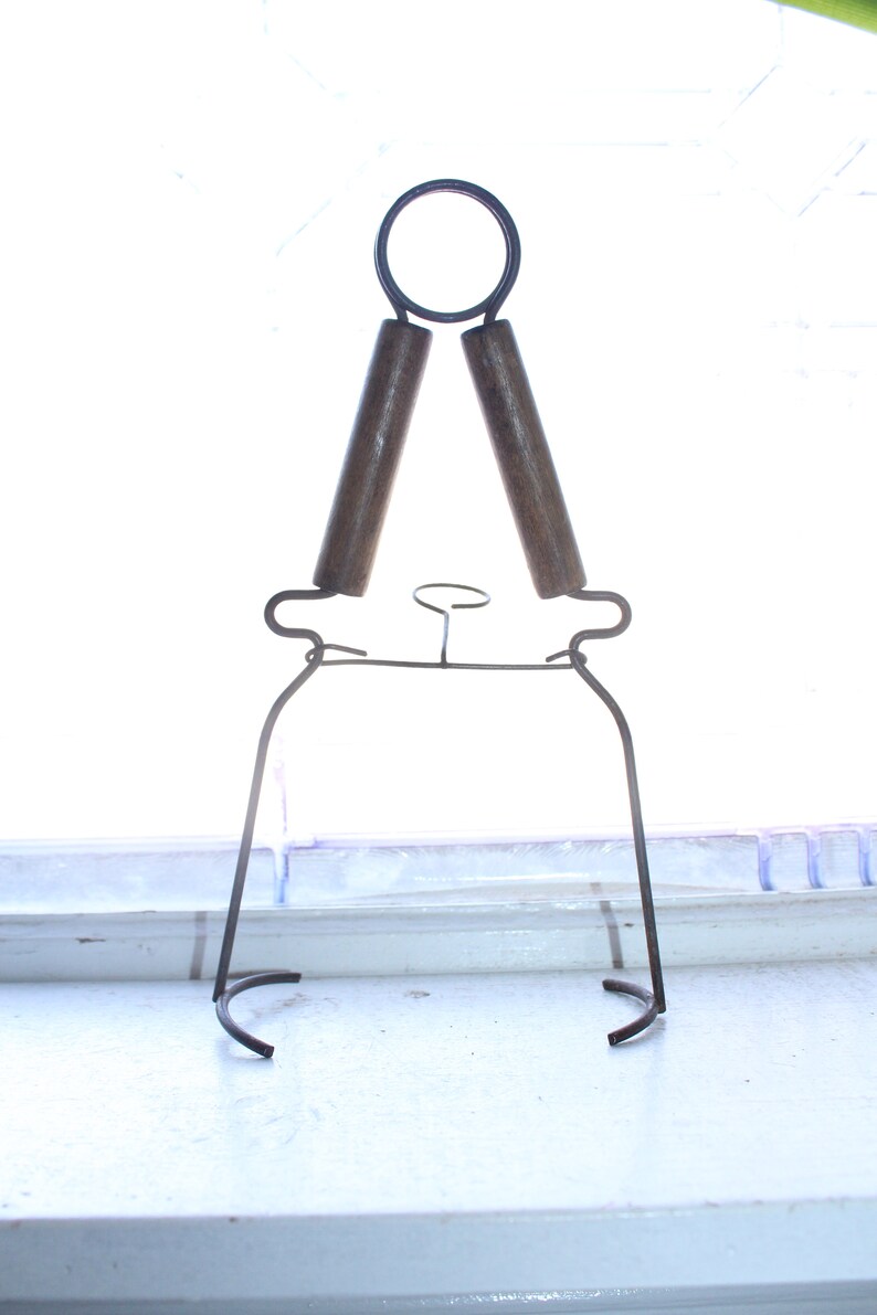 Vintage Canning Jar Lifter 1930s Wood and Wire Etsy