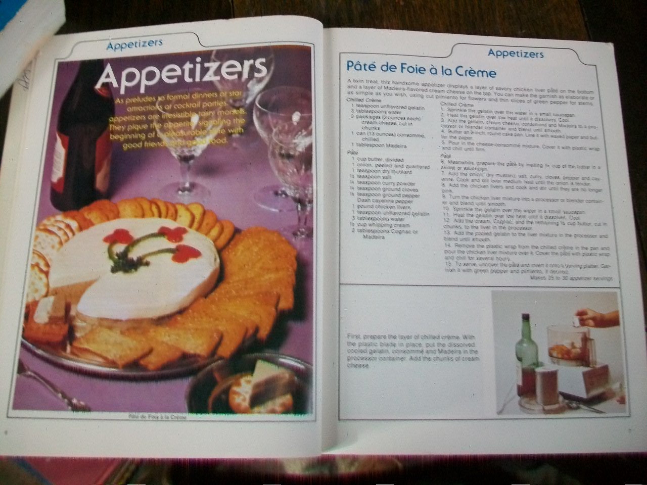 Food Processor Cookbook Vintage 1976 Cook Book