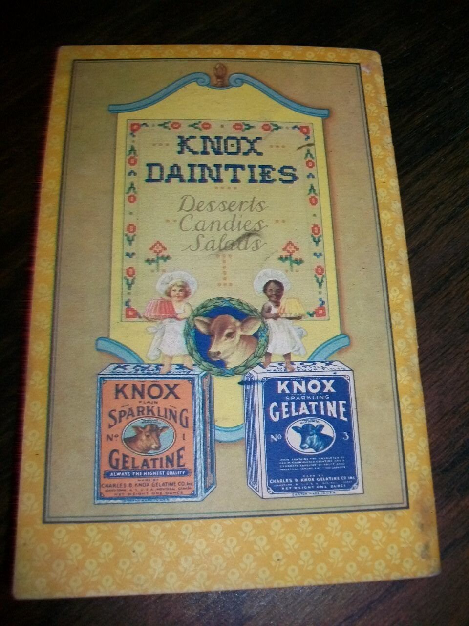 1930 Knox Gelatine Recipe Book Vintage Cookbook