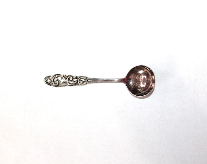 Vintage Solid Silver 830 S Tele Serving Spoon Brødrene Mylius Norway