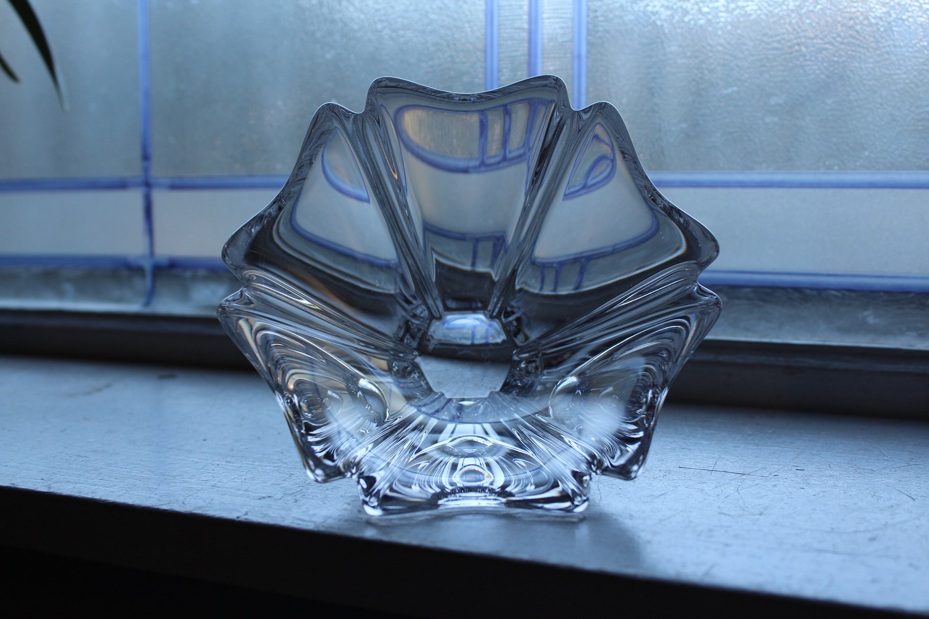 Orrefors Crystal Orion Bowl Vintage Glass