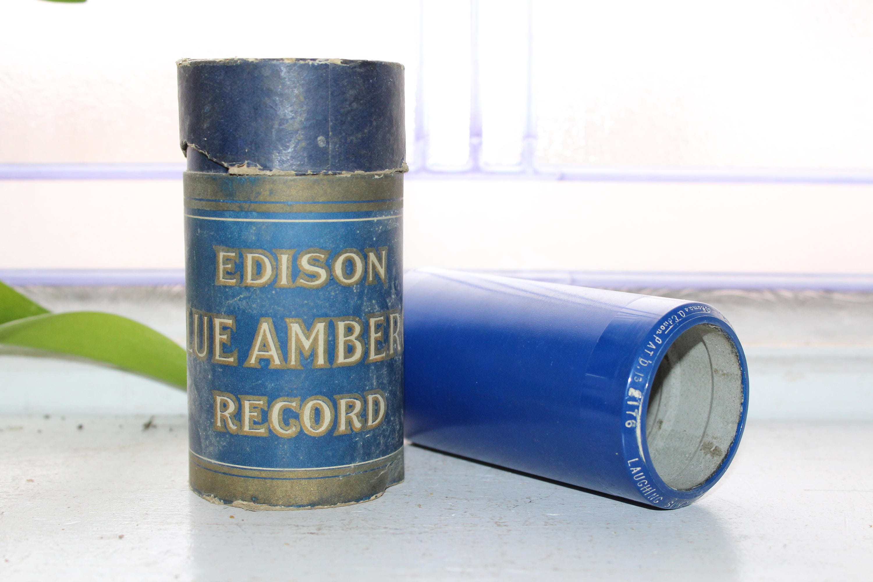 Antique Edison Cylinder Record 2176 Laughing Song Polk Miller's Old South