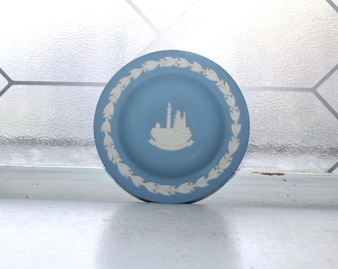 Vintage Wedgwood Jasperware Small Plate Trafalgar Square