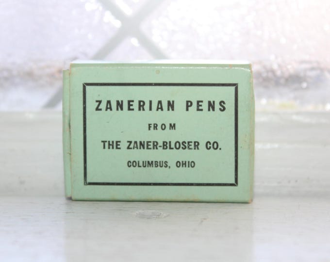 Vintage Zanerian Pen Nibs Zaner Bloser Co. EMPTY BOX