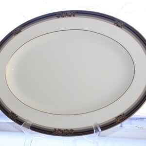 Noritake Spell Binder Oval Serving Platter Vintage Dinnerware