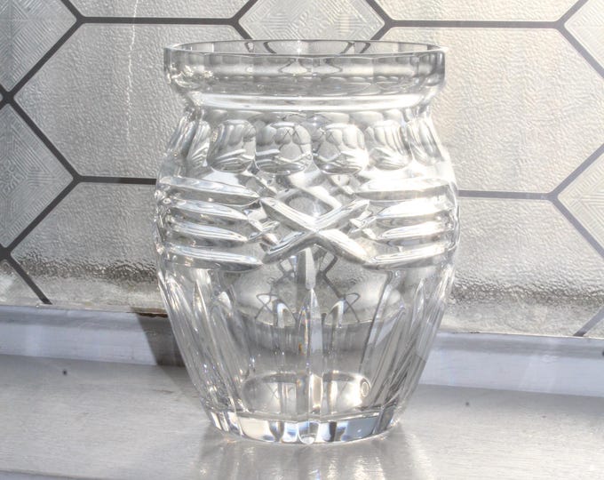 Rogaska Crystal Candy Dish Biscuit Jar