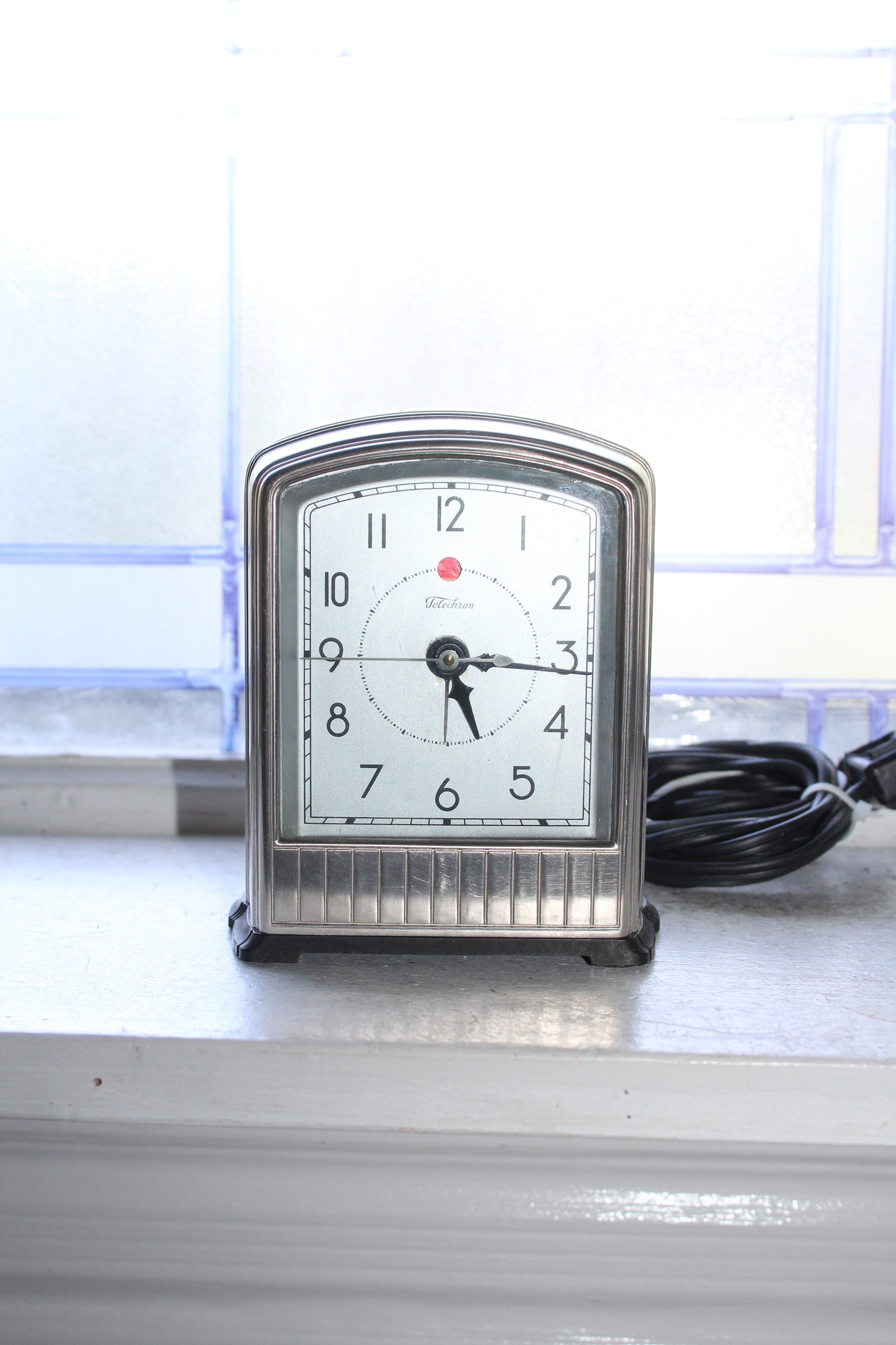 Antique Telechron 711 Art Deco Clock