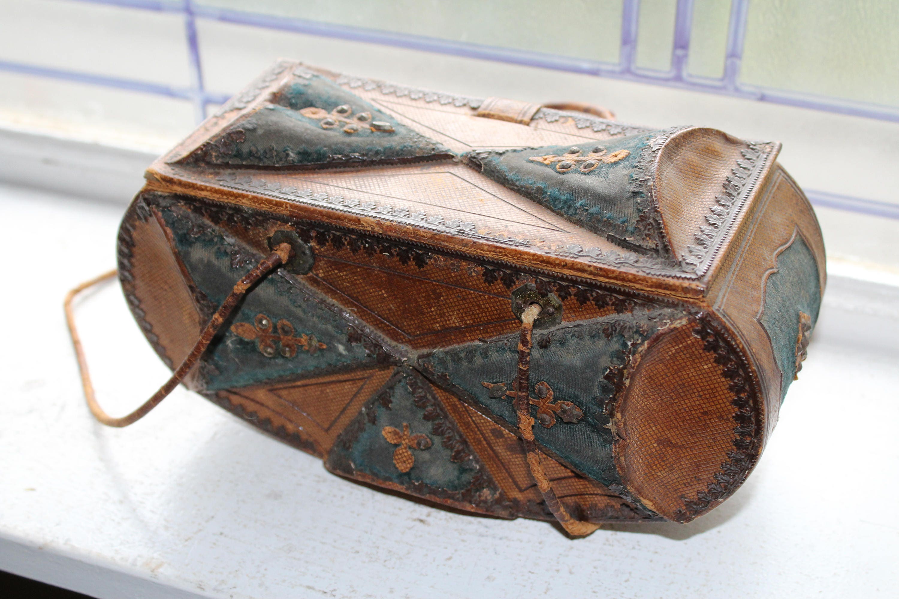 Antique Victorian Purse 1800s Steampunk Accessory