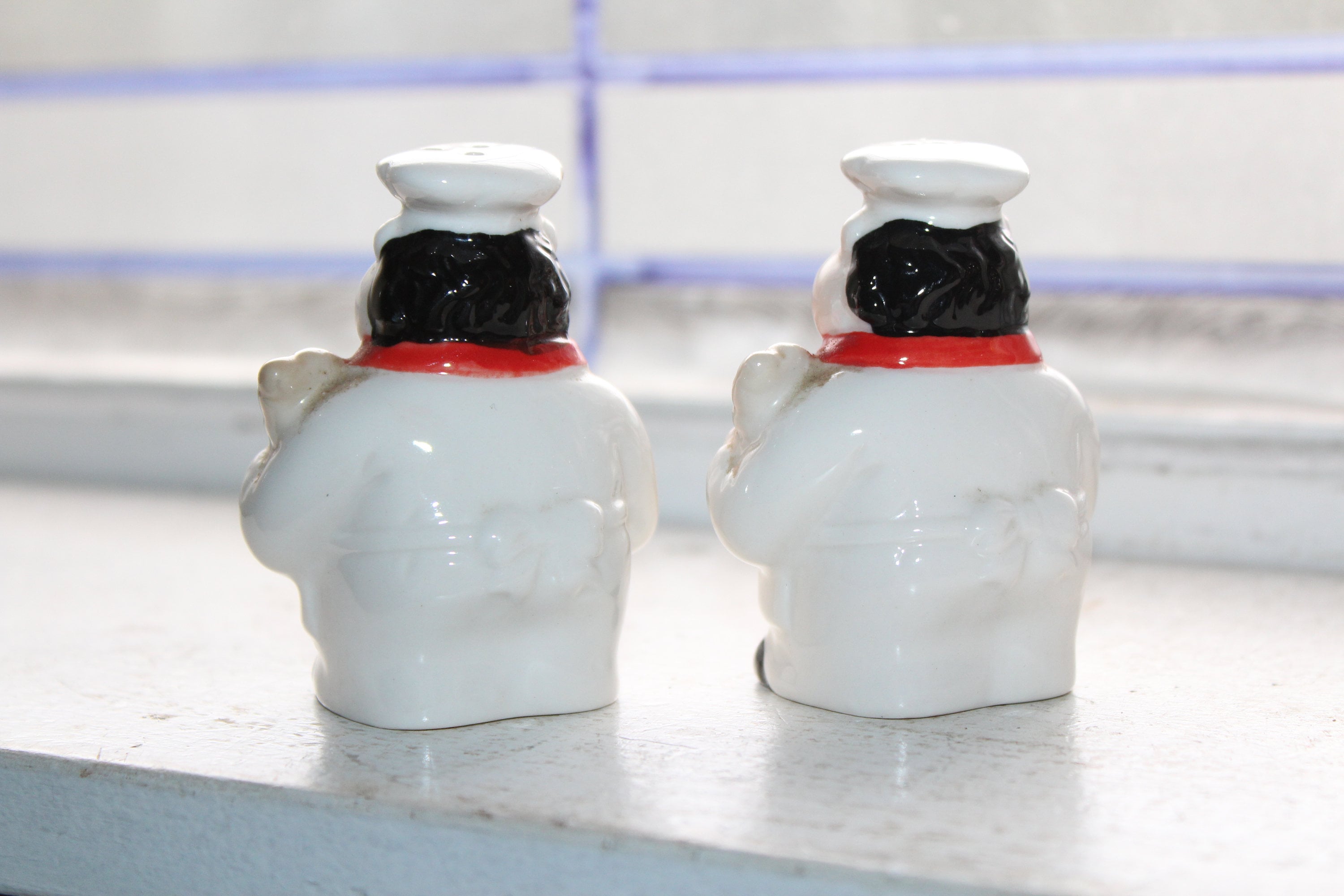 Vintage Salt and Pepper Shakers Italian Chefs