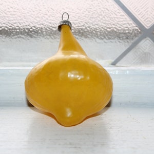 Vintage Glass Garlic Christmas Tree Ornament