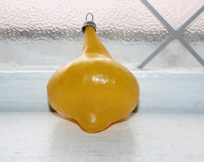 Vintage Glass Garlic Christmas Tree Ornament