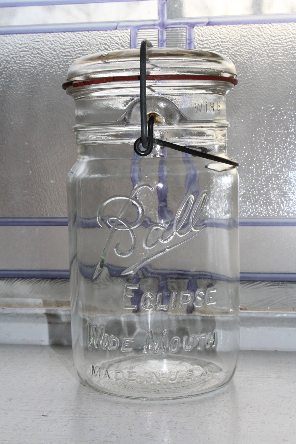 Vintage Ball Eclipse Quart Jar Wide Mouth 1933 to 1960