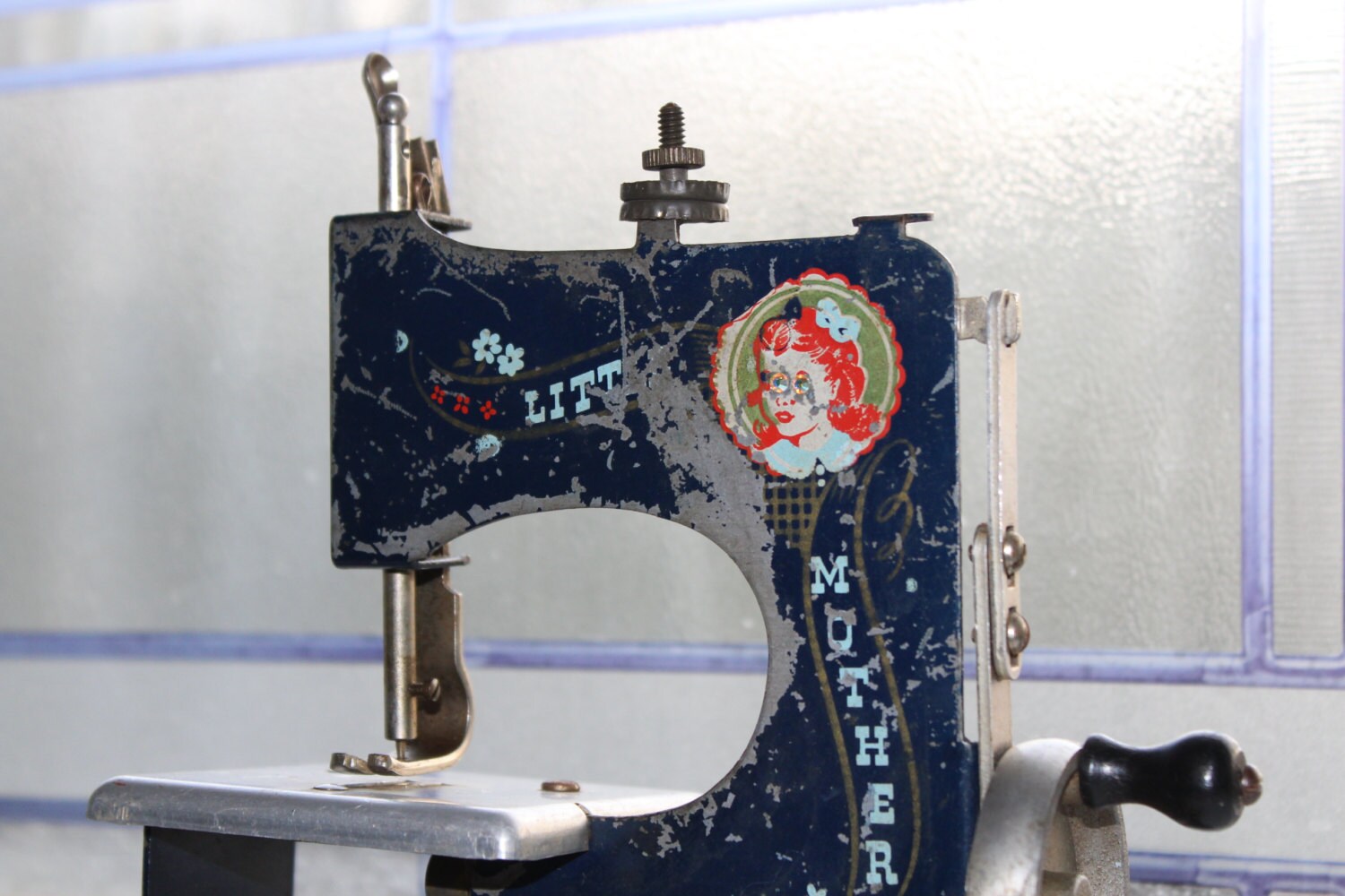 Little Mother Toy Sewing Machine Vintage 1940s