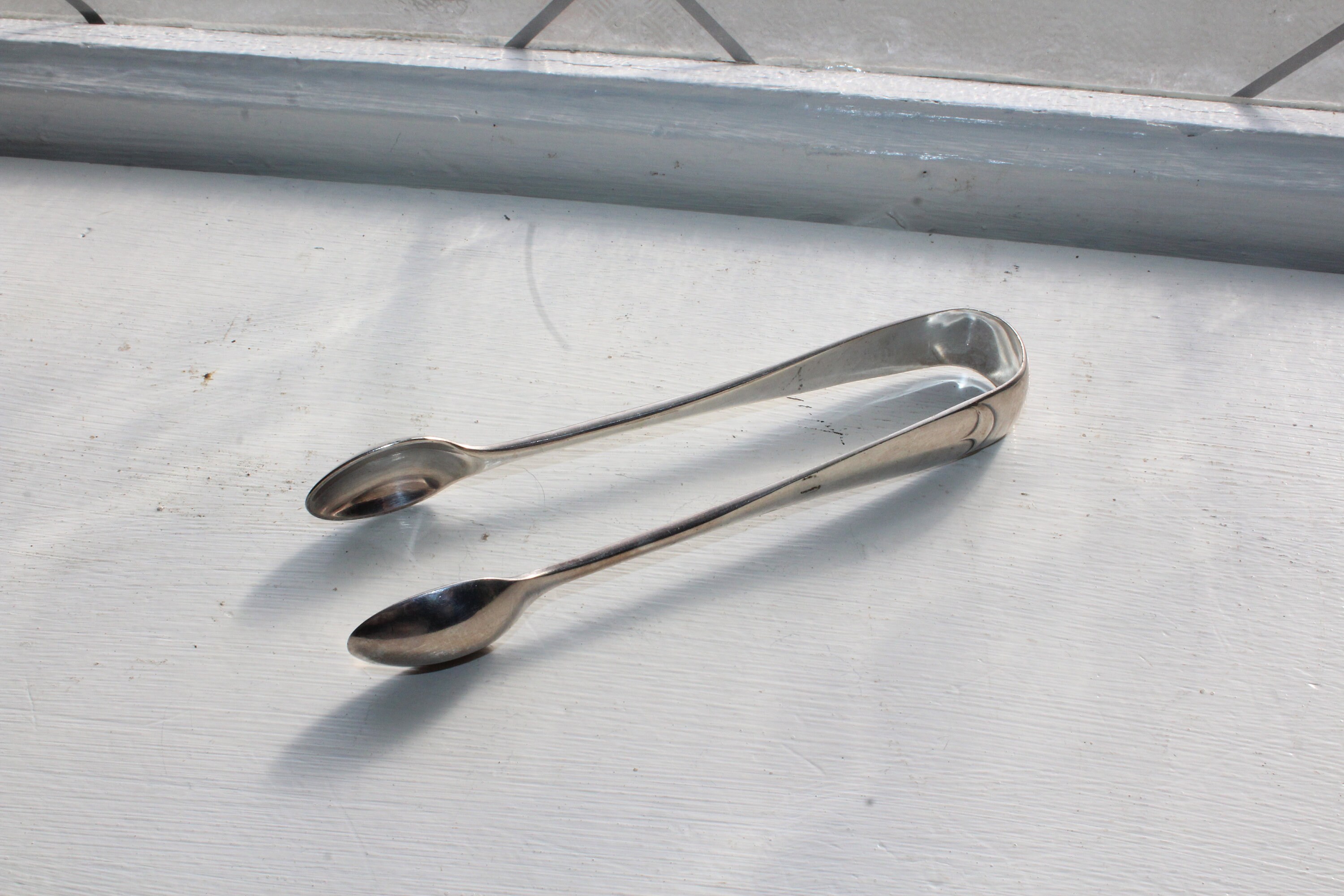Antique Silverplate Sugar Tongs Roberts & Belk