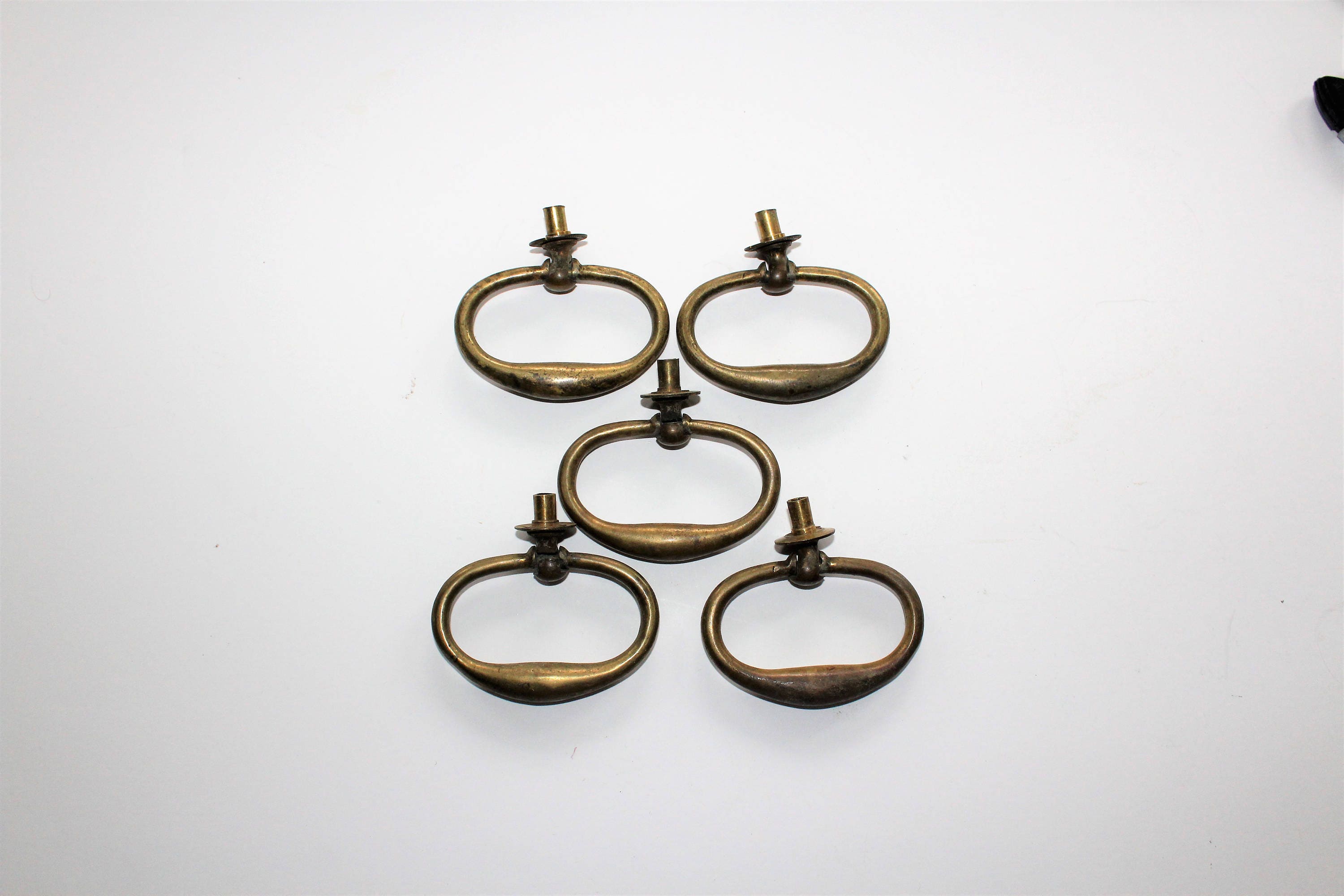 5 Antique Drawer Handles Pulls