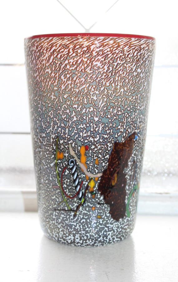 Kosta Boda Large Art Glass Meteor Vase by Bertil Vallien 49530 - Etsy