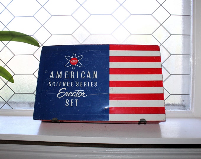 Vintage Erector Set Toy American Science Series Model 10055 1950s