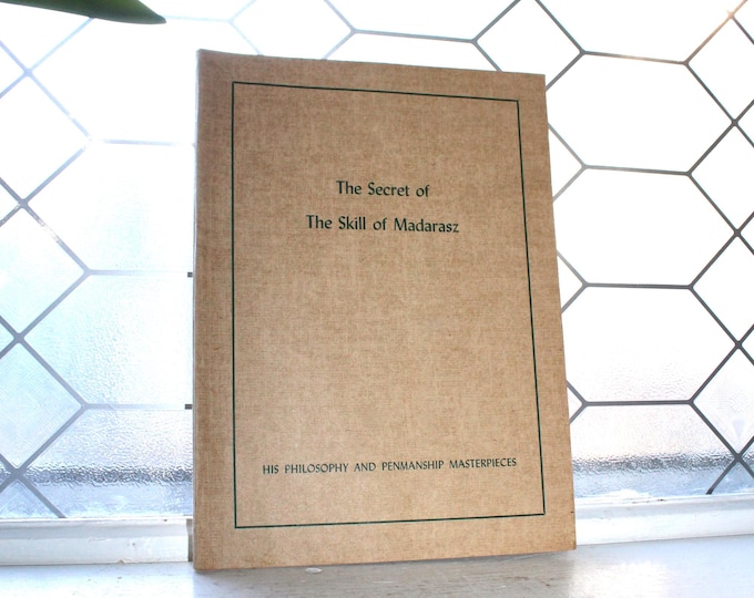 RARE Book The Secret of The Skill of Madarasz Penmanship Zaner-Bloser