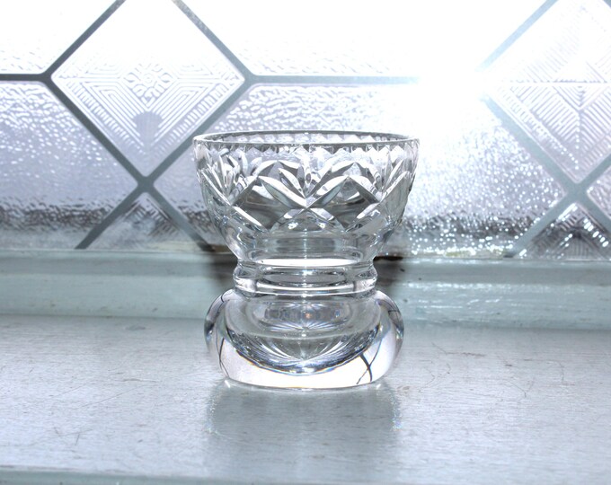 Vintage Cut Crystal Posy Vase Webb Corbett