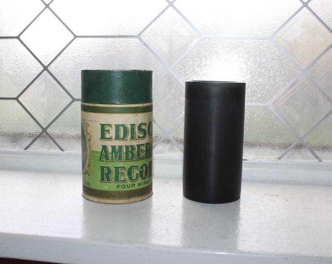 Antique Edison Amberol Cylinder Record Aunt Dinah's Golden Wedding Comic Song