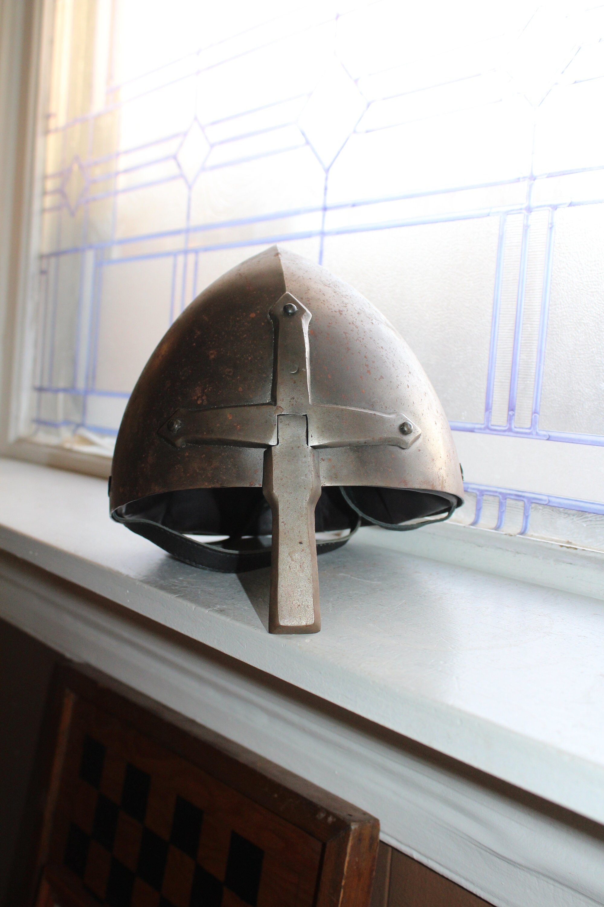 Medieval Military Knight Helmet Replica LARP Adult Size Large