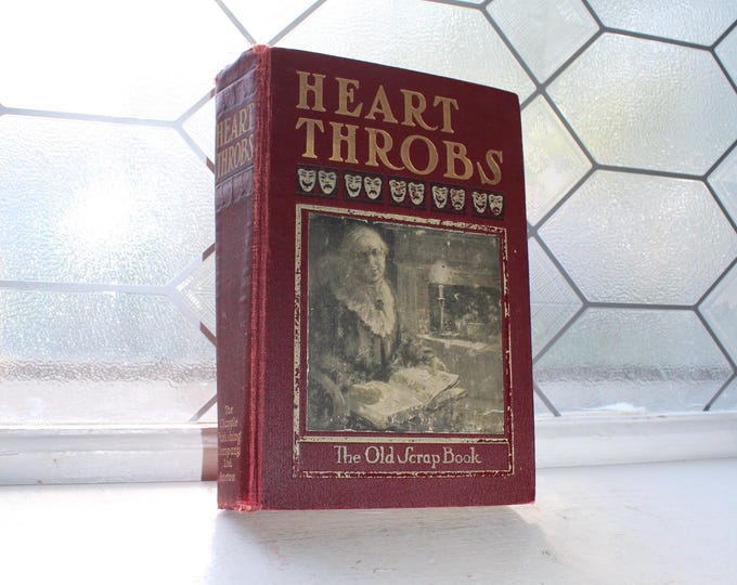 Antique 1905 Book Heart Throbs The Old Scrap Book Nat'l Magazine Contest Entries