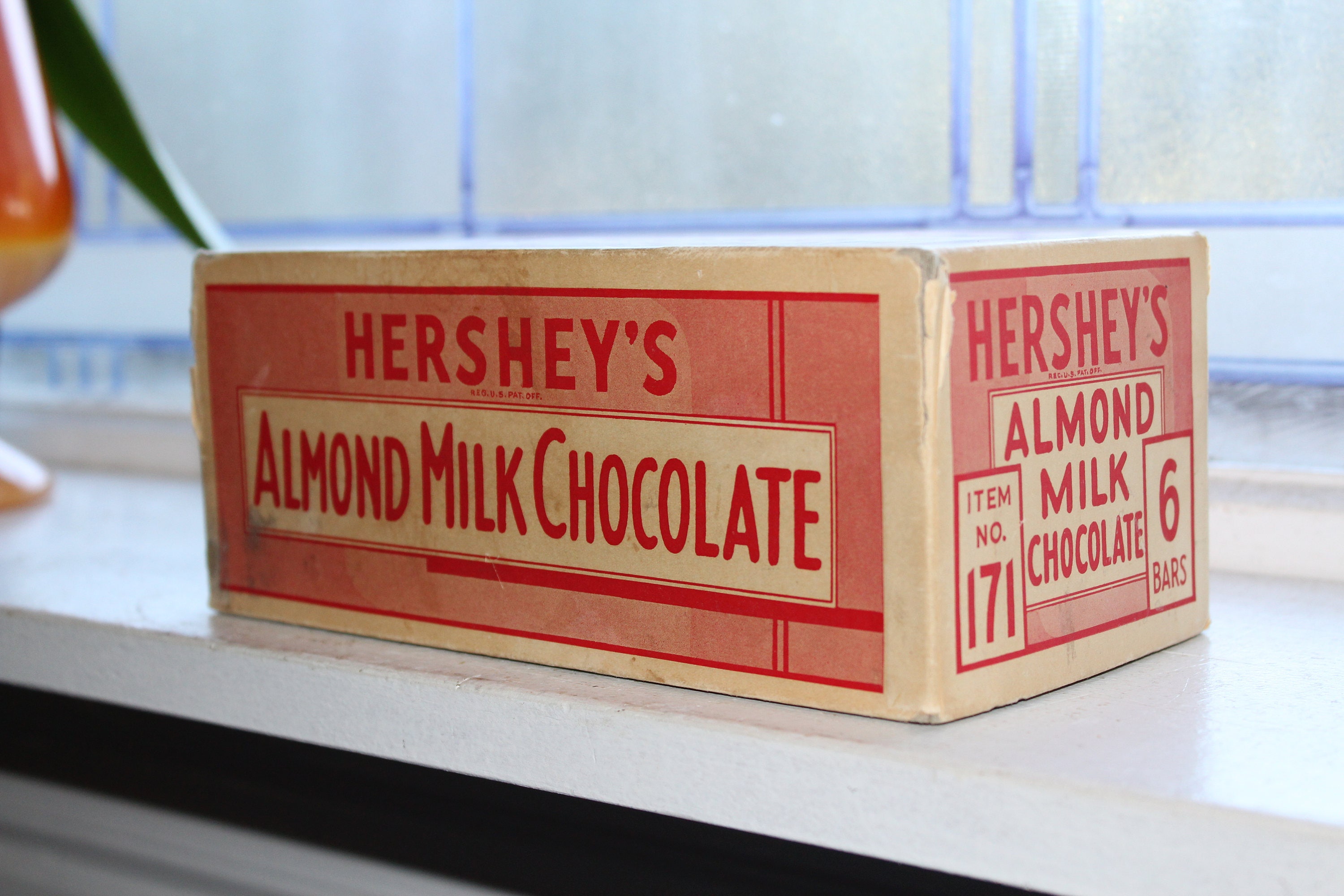 Antique Hershey's Almond Milk Chocolate Candy Box Store Display