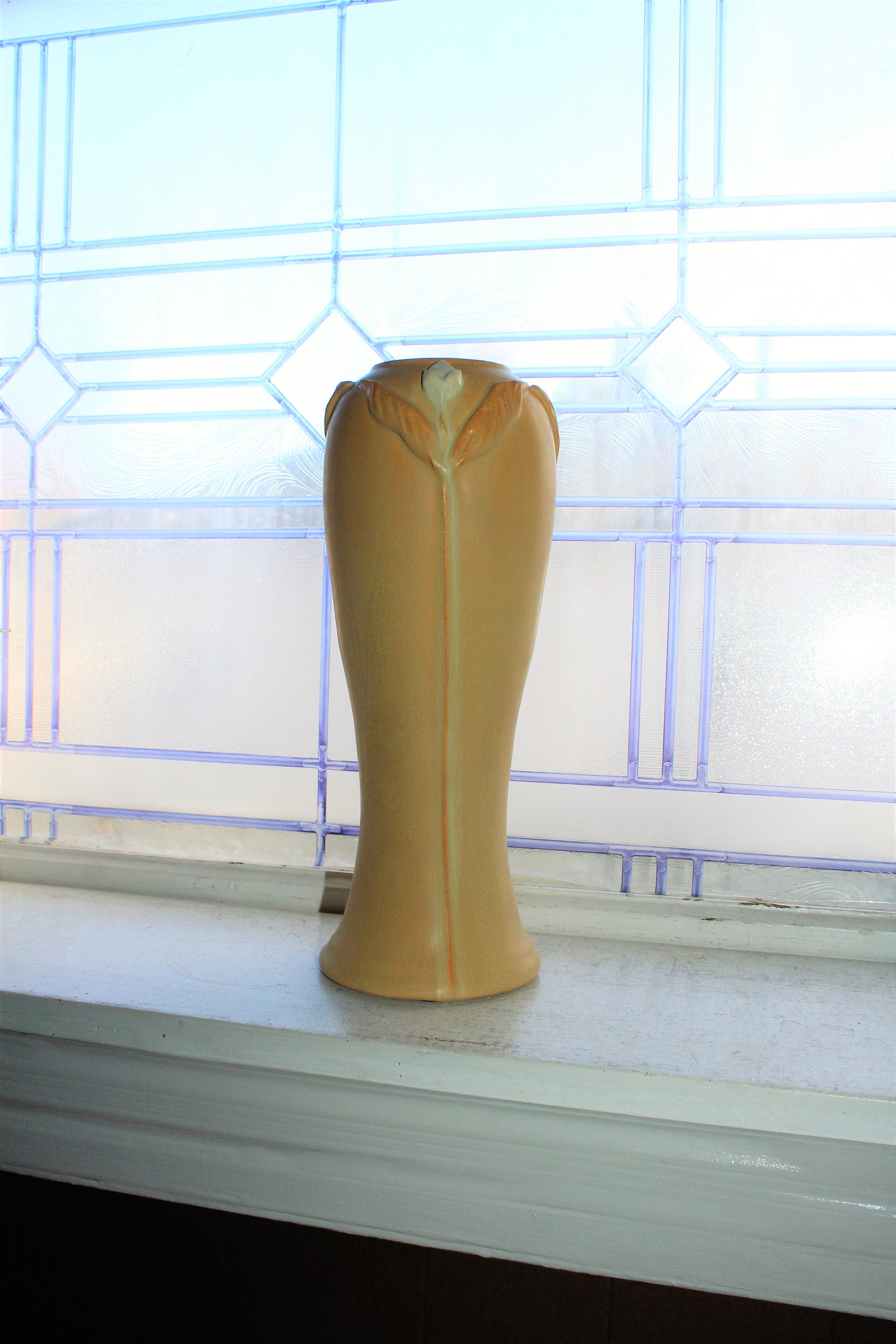 Ephraim Studio Art Pottery Vase Meadow Flower Artist Signed Kevin Hicks