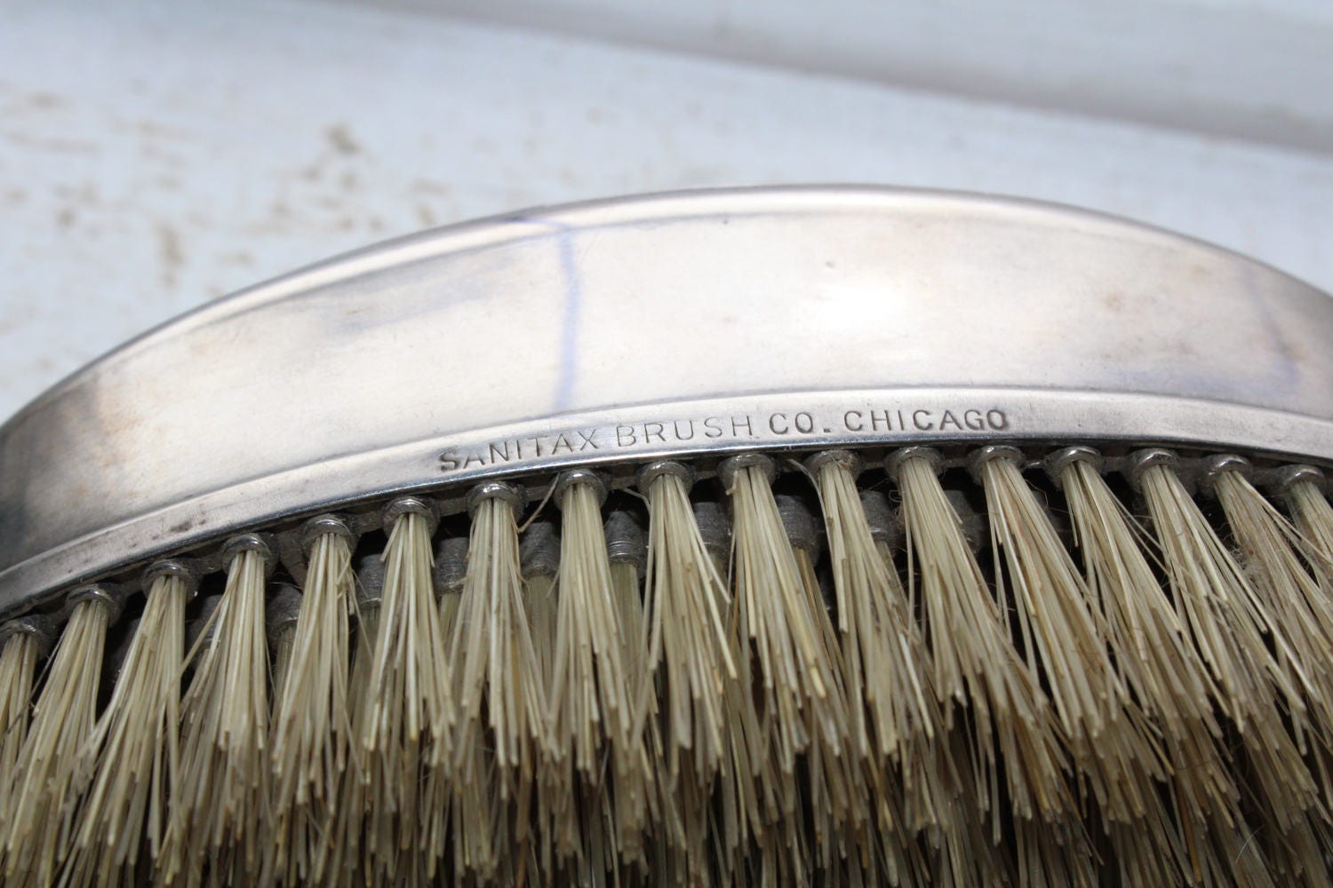 Antique Victorian Brush Sanitax 1901
