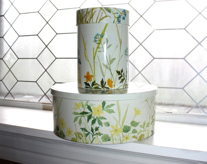 2 Large Scandinavian Storage Tins IRA Denmark