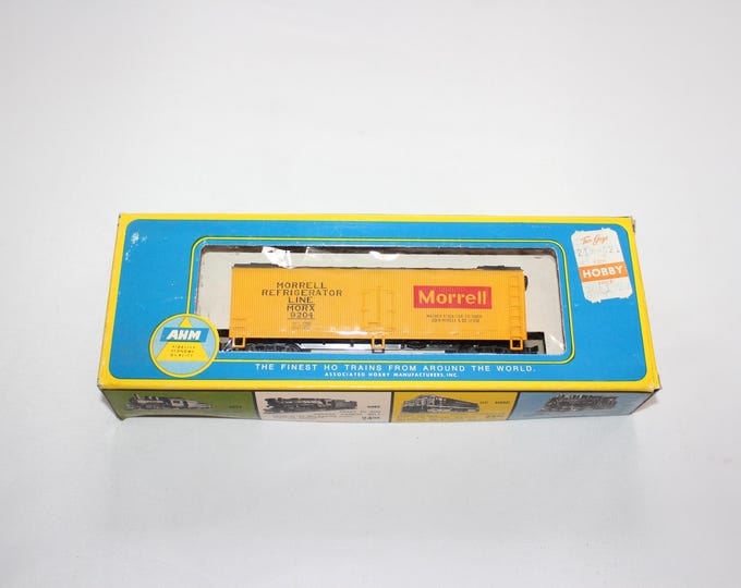 Vintage AHM HO Scale Morrell Refrigerator Car 5296