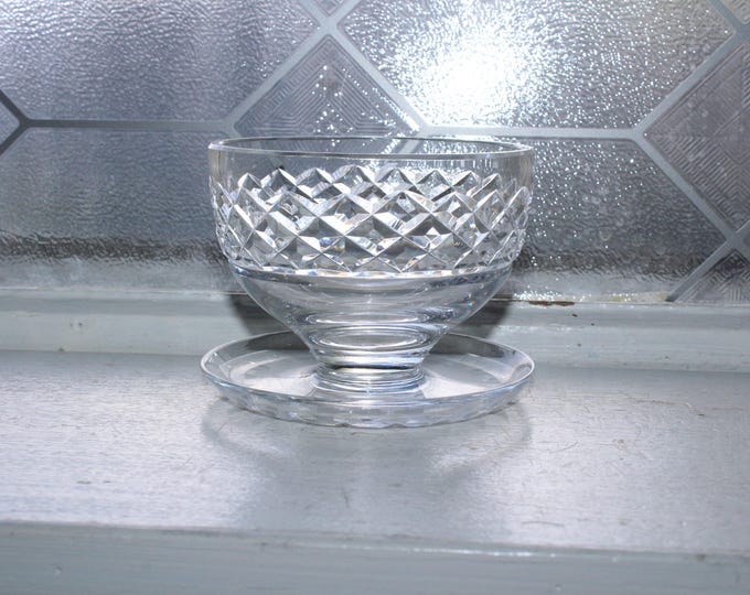 Elegant Waterford Alana Cut Crystal Dessert Bowl
