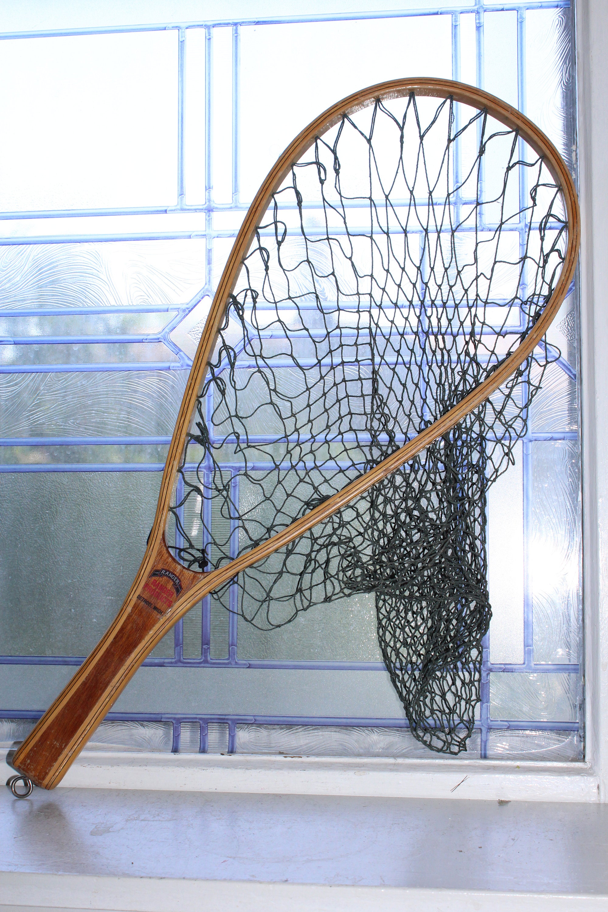 Vintage Wood Ranger Fish Net Trout Fly Fishing