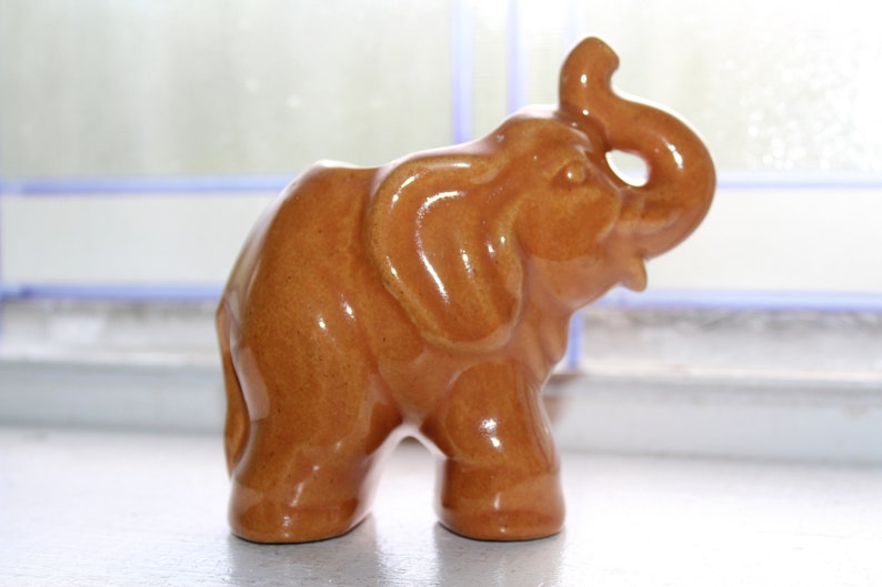 Rosemeade Pottery Elephant Planter Vintage 1950s