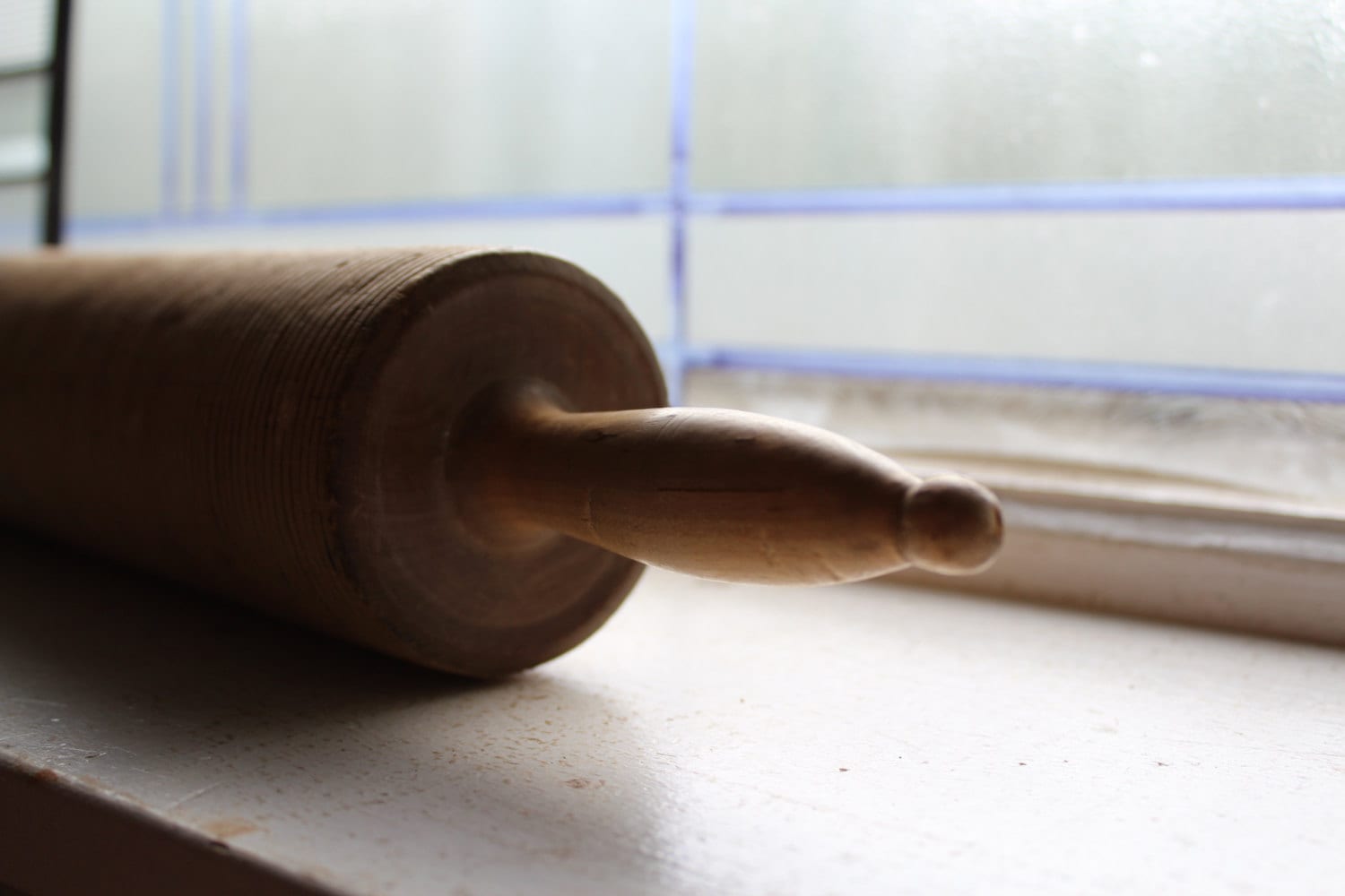 Antique Rolling Pin Norwegian Scandinavian Rustic Farmhouse Decor