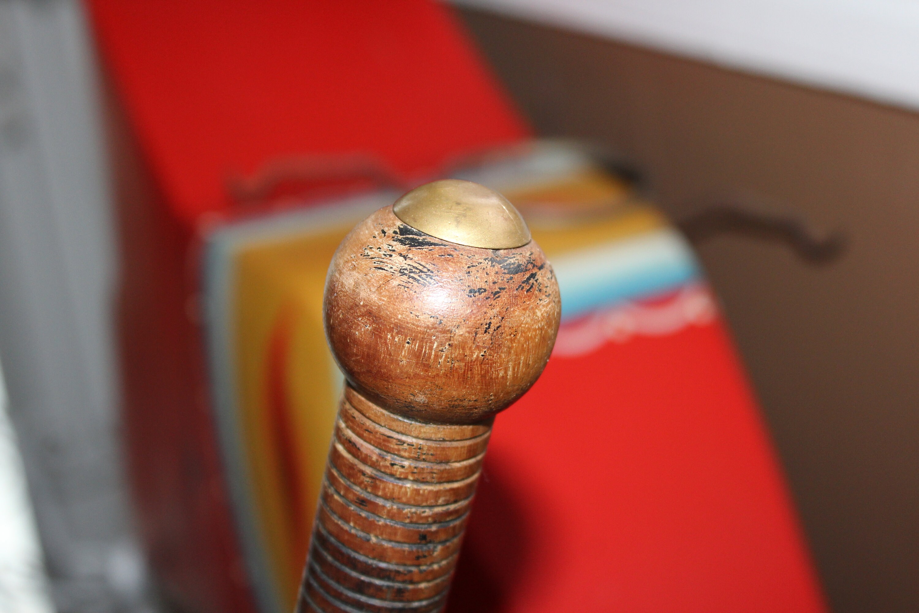 2 Huge Antique Wood Exercise Pins Juggling Clubs Indian Exercise Clubs