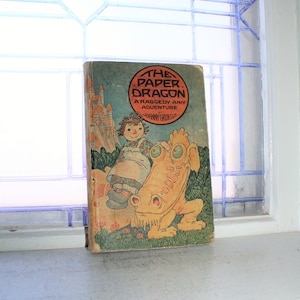 Antique 1926 Book The Paper Dragon A Raggedy Ann Adventure by Gruelle