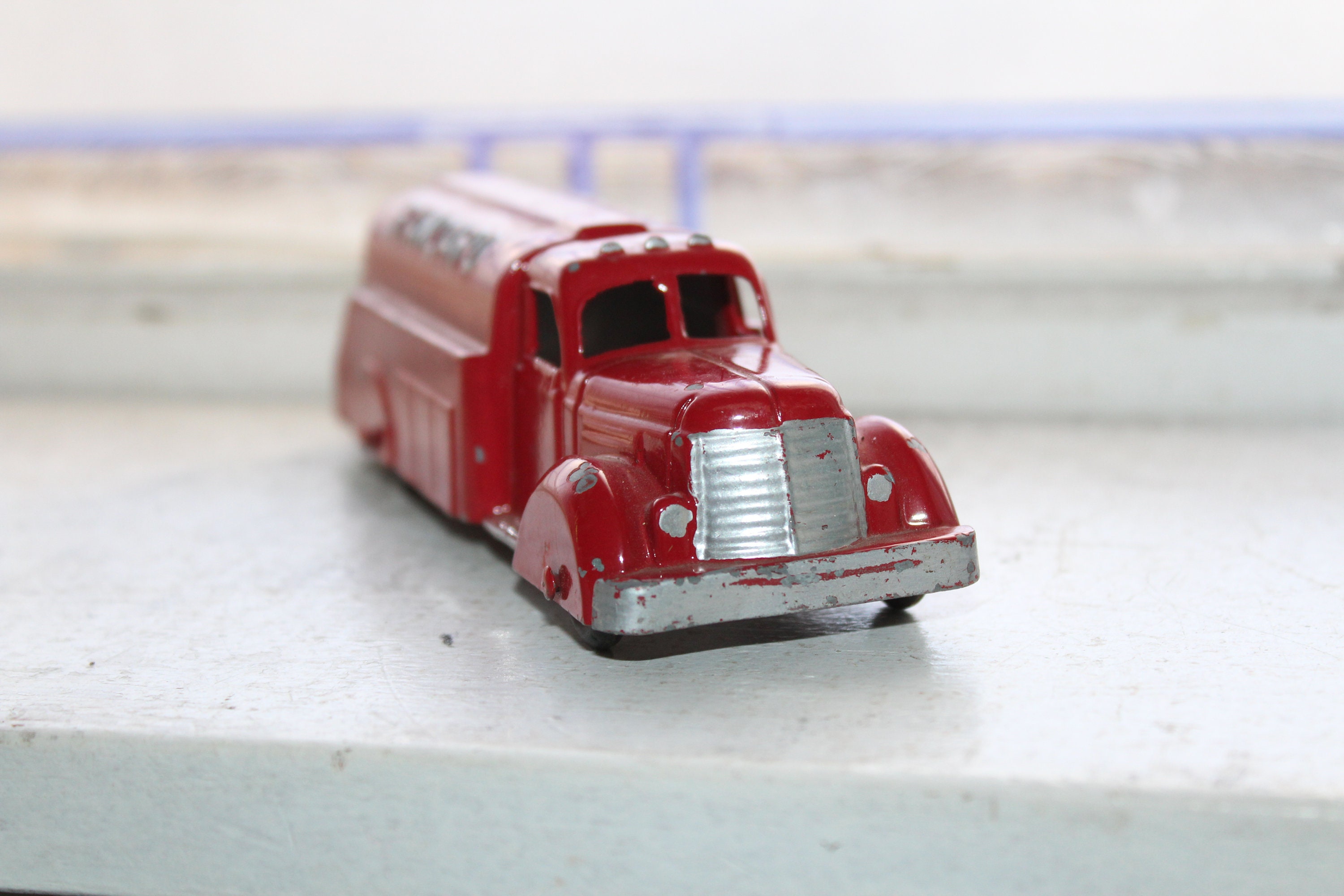 Vintage Tootsietoy Standard Oil Red Truck