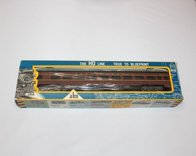 Vintage AHM  HO Scale Rivarossi PRR Streamlined Observation Train Car 5421