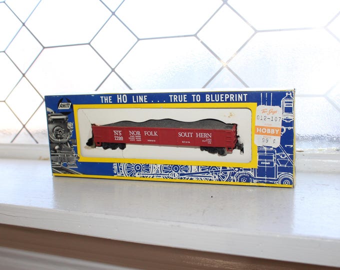 Vintage AHM HO Scale Norfolk Southern Railroad NS 7700 Gondola 5434