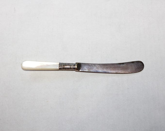 Antique Mother of Pearl Handled Butter Knife