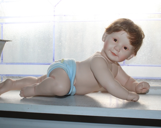 Vintage Titus Tomescu Baby Boy Doll