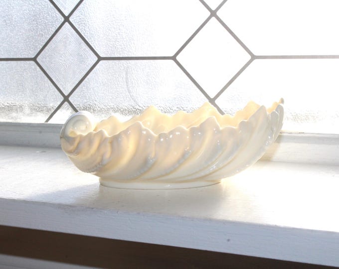 Vintage Lenox China Acanthus Leaf Dish 6 1/4"