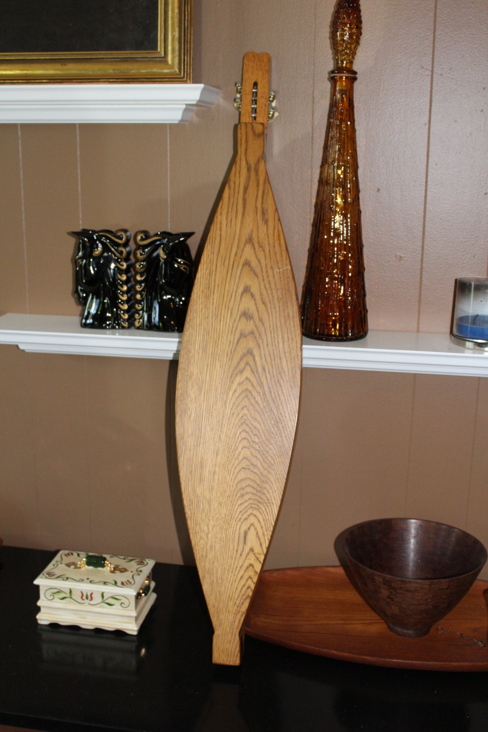 Vintage Dulcimer Handmade Wooden Folk Art Mountain Music