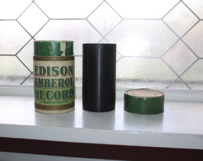 Antique Edison Amberol Cylinder Record 36 Would Still Love You Contralto & Tenor