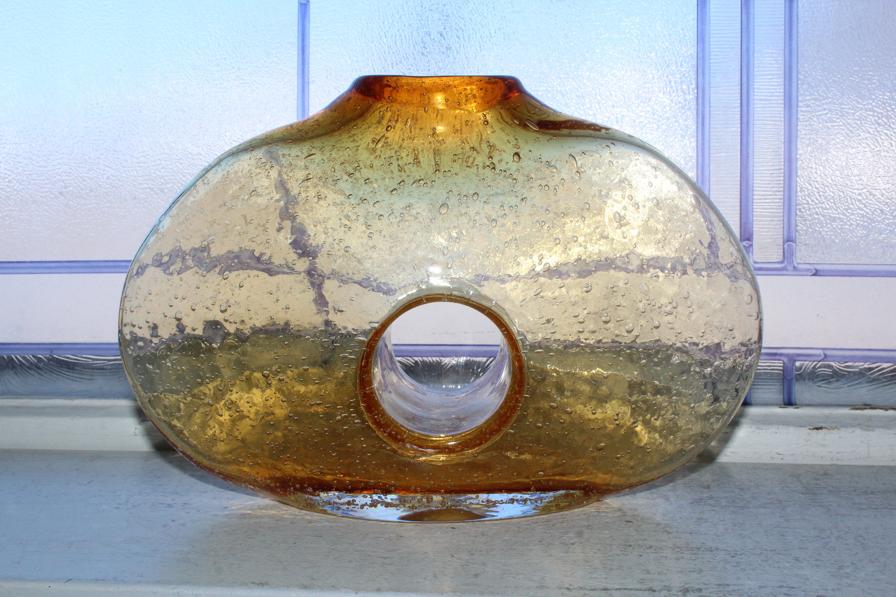 Vintage Margie's Garden Donut Hole Pillow Vase