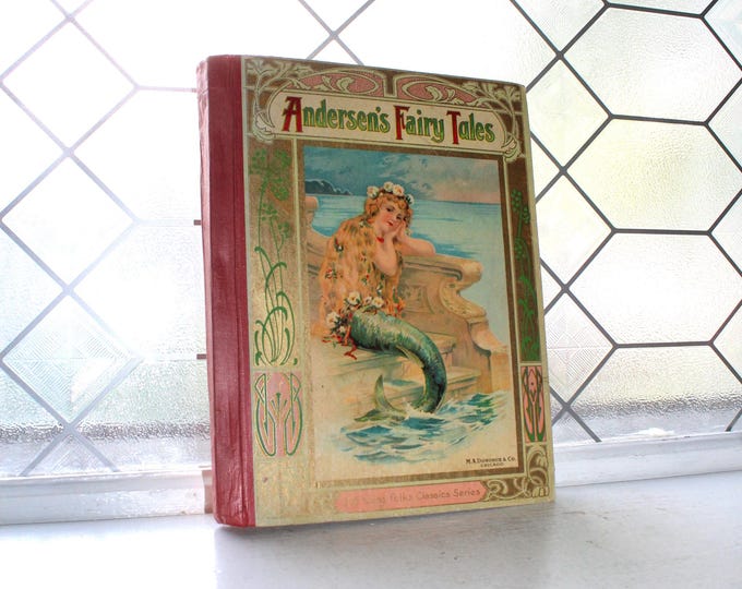 Antique Book Hans Christian Andersen's Fairy Tales Illustrated